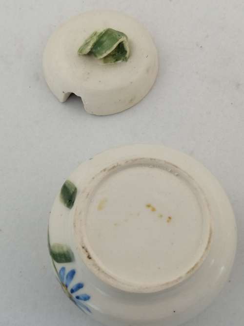 Cute Ceramic Lidded Mustard Pot