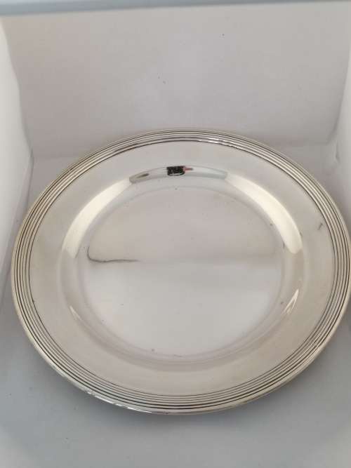 Silver Plated Salver/Dish: French Master Silversmith Henry Kindberg, Paris, 1824-1838 790grams