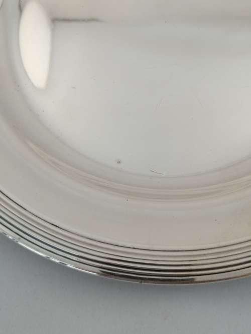 Silver Plated Salver/Dish: French Master Silversmith Henry Kindberg, Paris, 1824-1838 790grams