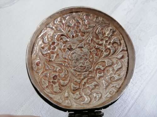 Late 19th C Indian Coin Silver Three Piece Tea Set 690grams