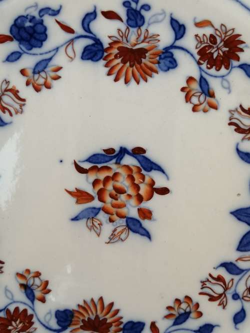 Early Minton BB New Stone Plate  C1853