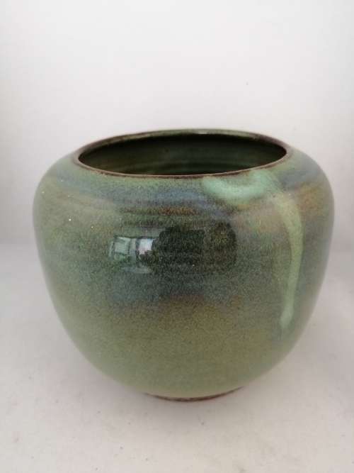 Beautiful South Afrcian Globe Pottery Vase 11cm high