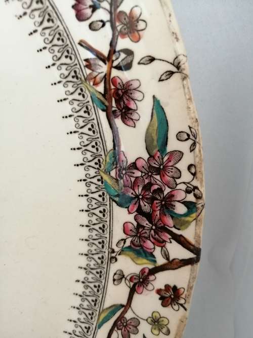 Keeling and Co Victorian Platter Floral Motif