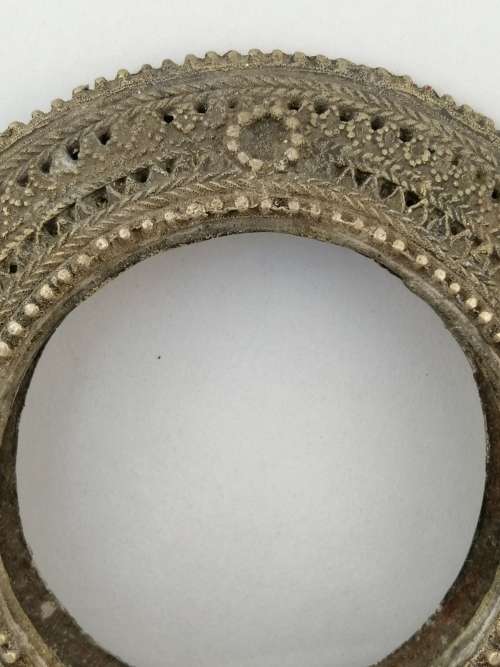 Bronze Slave Bangle,Possibly West African