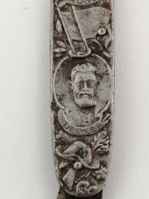 SA Historical : Paul Kruger /Christian De Wet Pocket Knife 1882 Election Promotion Germany