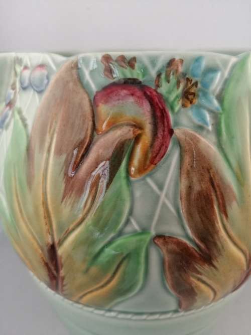 1930`s Clarrice Cliff Jug Newport Pottery Celtic Leaf and Berry Design
