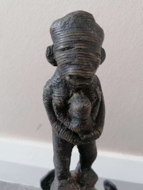 Cameroonian Tikar Bronze Ceremonial Bell