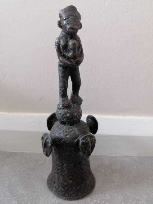 Cameroonian Tikar Bronze Ceremonial Bell