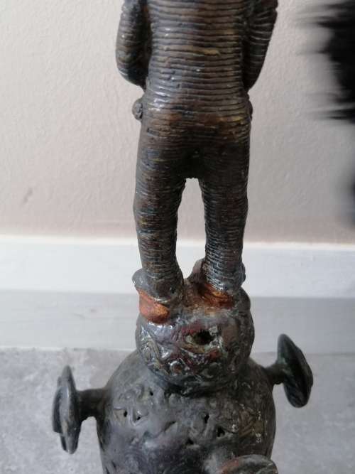 Cameroonian Tikar Bronze Ceremonial Bell