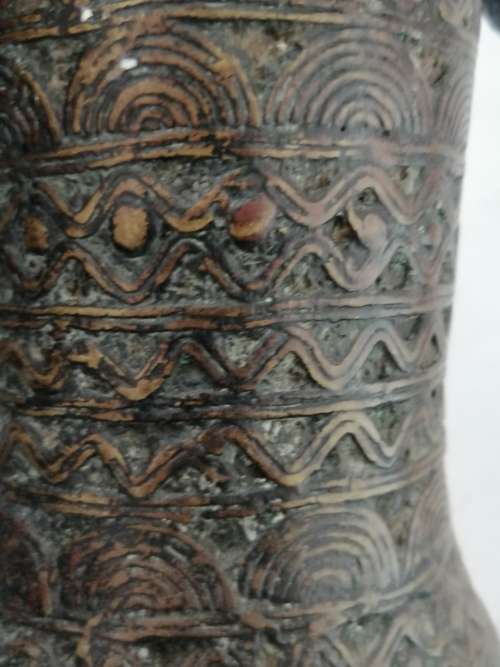 Cameroonian Tikar Bronze Ceremonial Bell