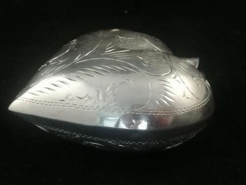 WOW Striking Large Sterling Silver Heart Shaped Pendant