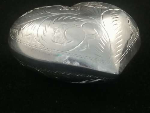 WOW Striking Large Sterling Silver Heart Shaped Pendant