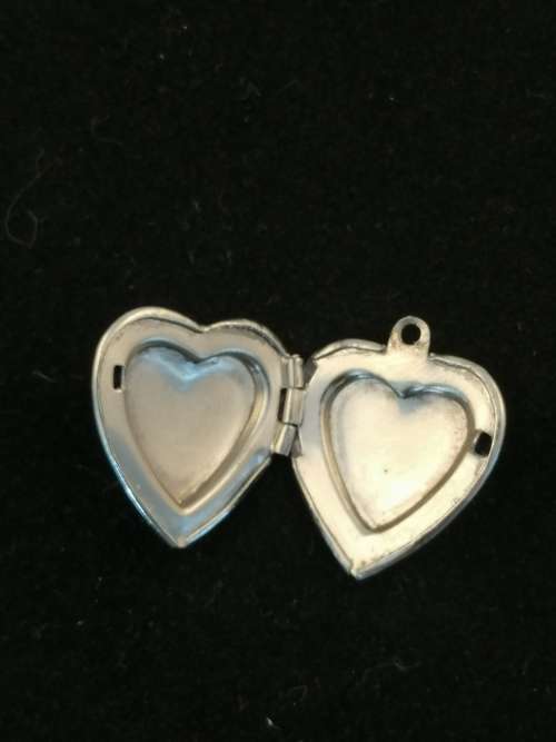 Silver Heart Shaped Locket