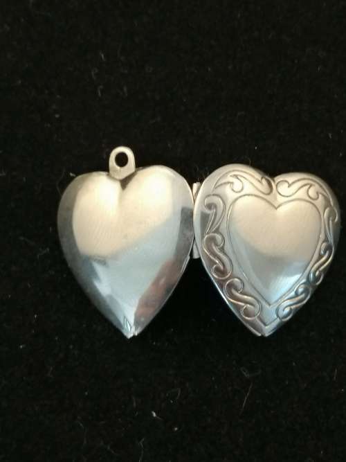 Silver Heart Shaped Locket