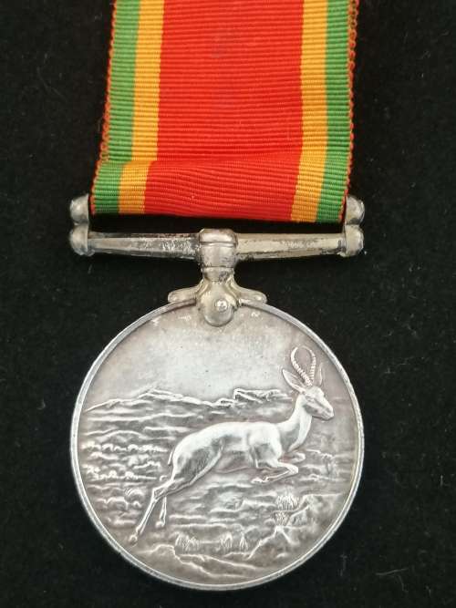 African Service Medal , The Defense Medal and The War Medal JL Wright 27612