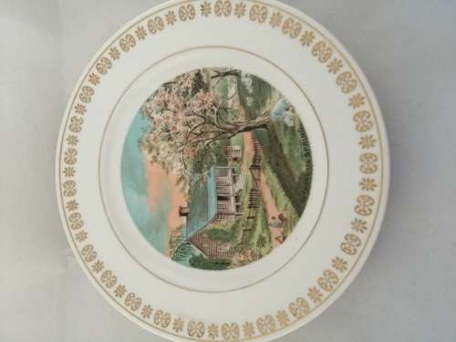 Set of Four The Four Seasons Currier and Ives Japan : Winter Autumn Spring Summer