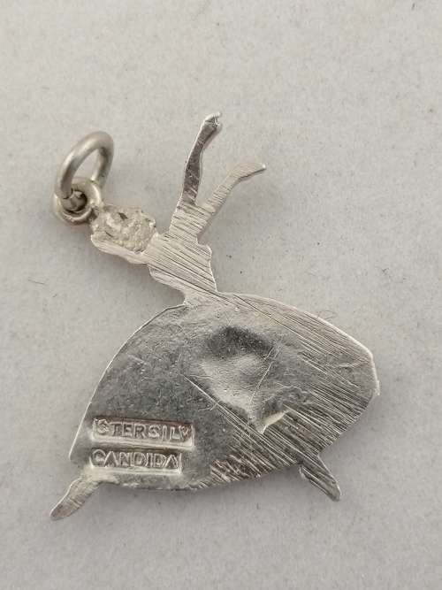 Candida Silver Ballerina Pendant, Brooch and Earring Set