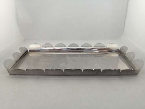 Alessi Anna G Sugar and Creamer Set on Steel Mirror Polished Tray