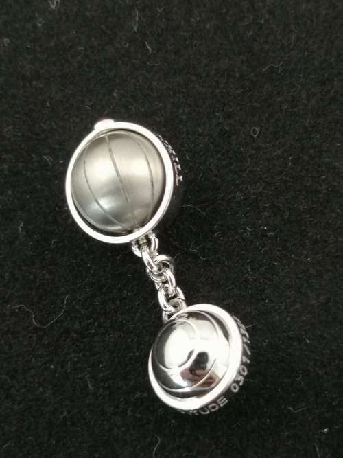 Alfred Dunhill Longitude Silver and Ruby Cufflinks Ltd Edition