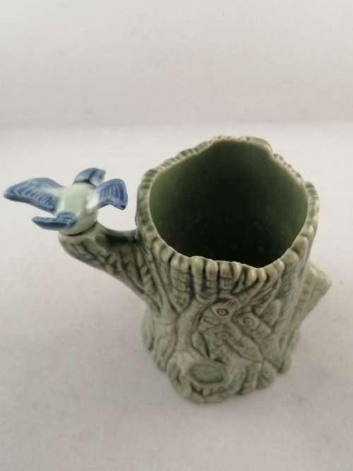 Wade Tree Trunk and Blue Bird Posy Vase