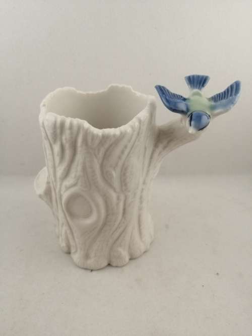 Wade Tree Trunk and Blue Bird Posy Vase