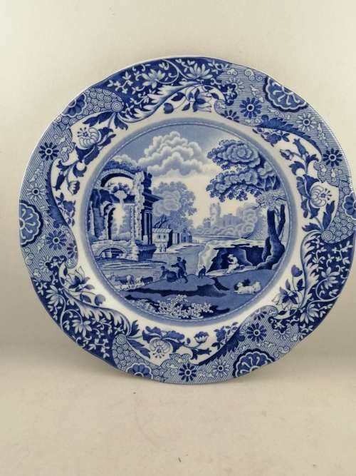 Spode Italian Blue: Side Plate  Blue Backstamp