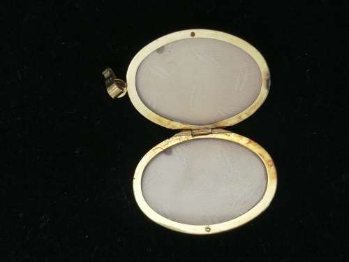 A 935 Silver Gilt Locket