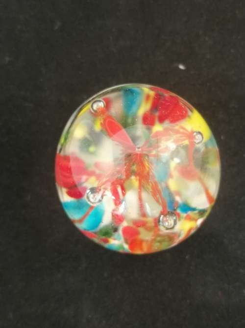Small Glass Paperweight  234 grams
