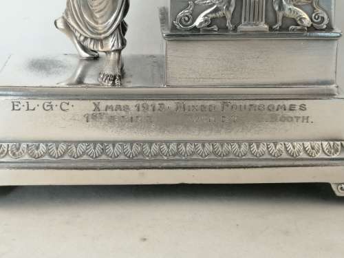An Outstanding WMF Figural Clock - Restored and Working Well.