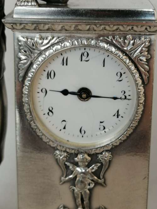 An Outstanding WMF Figural Clock - Restored and Working Well.