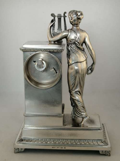 An Outstanding WMF Figural Clock - Restored and Working Well.
