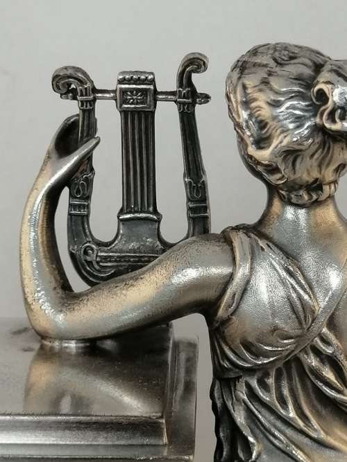 An Outstanding WMF Figural Clock - Restored and Working Well.