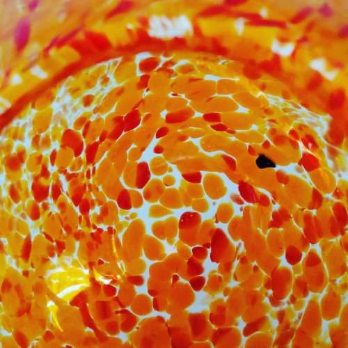 South African Art Glass Vase