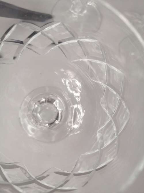 SIX CUT GLASS CRYSTAL GLASSES