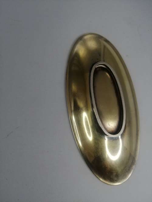 VARY RARE NORWEGIAN ,DAVID ANDERSON 925 SILVER GUILLOCHE ENAMEL PANSY PATTERN PIN TRAY