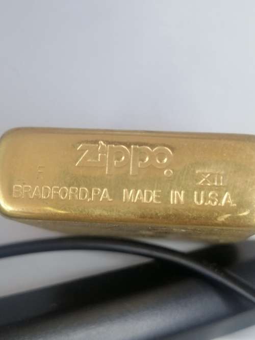 BRASS ZIPPO LIGHTER