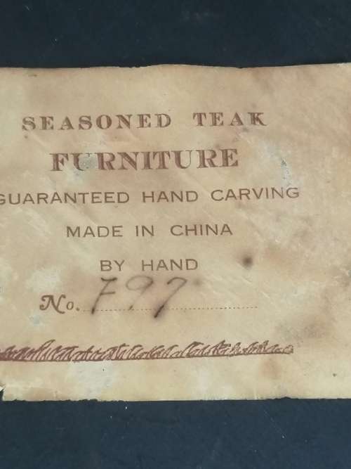ANTIQUE CHINESE WOOD CARVED PLAQUE