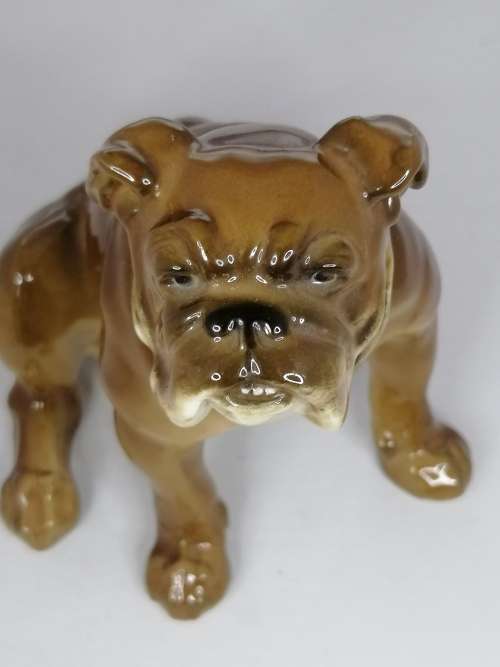 LORENZ HUTSCHENREATHER KUNSTABTEILUNG BULL DOG FIGURINE