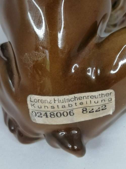 LORENZ HUTSCHENREATHER KUNSTABTEILUNG BULL DOG FIGURINE