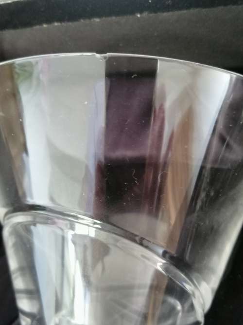 A BOXED SET OF 2 ROYAL DOULTON ART NOUVEAU  SATURN WINE GLASSES