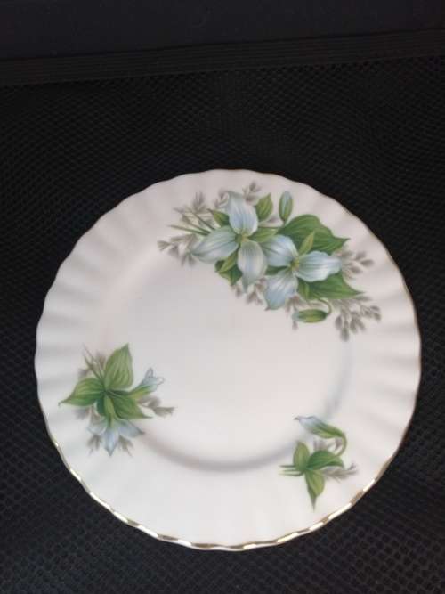 6 ROYAL ALBERT TRILLIUM PATTERN SIDE PLATES