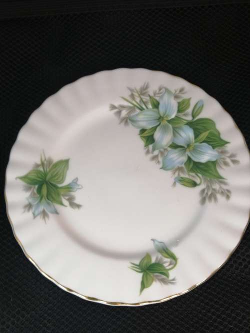 6 ROYAL ALBERT TRILLIUM PATTERN SIDE PLATES