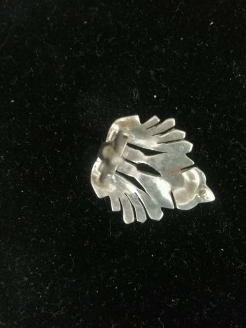 VINTAGE MARCASITE AND SILVERT0NE DUETTE BROOCH /DRESS /SHOE CLIPS