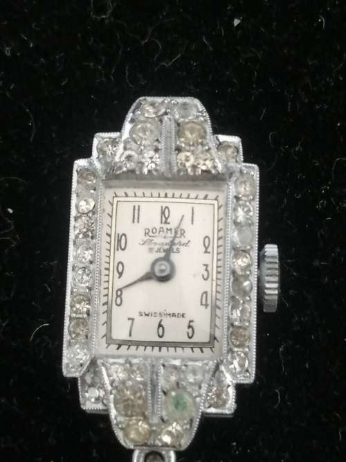RARE. ROAMER LADIES COCKTAIL WATCH IN THE STYLE OF A NURSES WATCH WITH ORIGINAL BOX