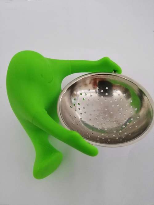 A fun Alessi vintage tea strainer