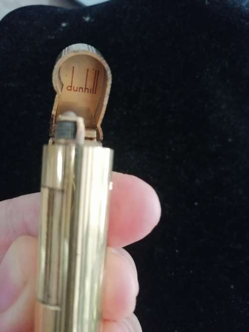 A VINTAGE DUNHILL S TYPE `ROLLAGAS`` GOLD PLATED LIGHTER, CIRCA 1978