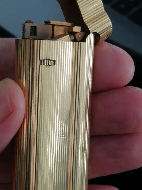 A VINTAGE DUNHILL S TYPE `ROLLAGAS`` GOLD PLATED LIGHTER, CIRCA 1978