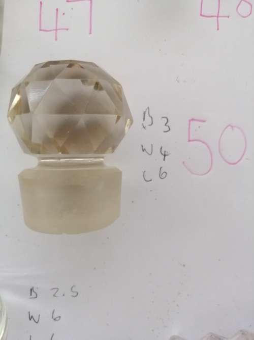 A SELECTION OF GOOD QUALITY CRYSTAL/GLASS DECANTER STOPPERS, SOLD PER ITEM