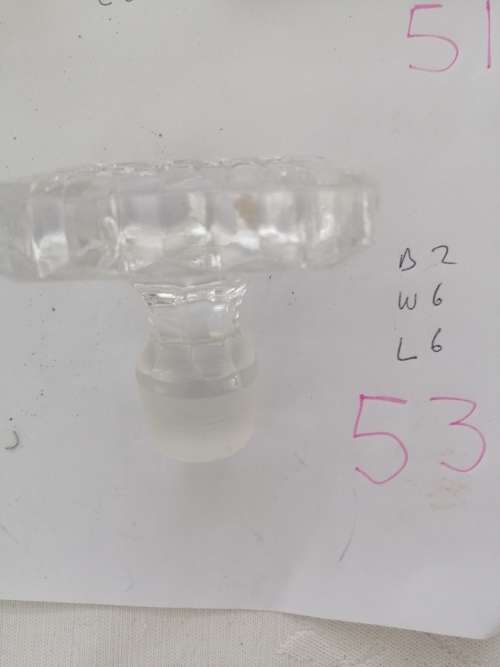 A SELECTION OF GOOD QUALITY CRYSTAL/GLASS DECANTER STOPPERS, SOLD PER ITEM