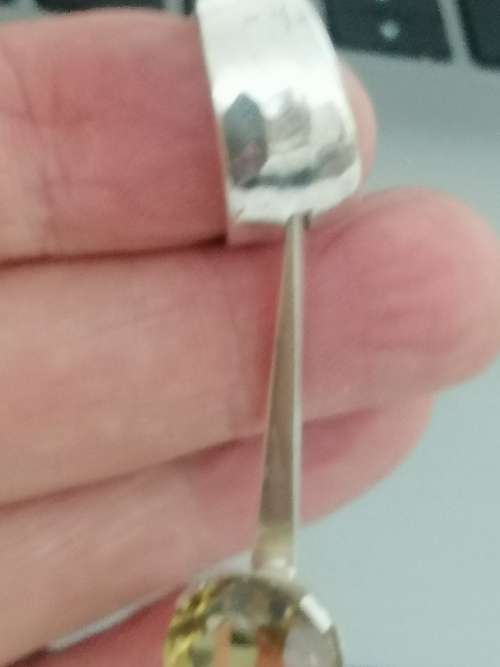 Erich Frey sterling silver drop earrings and lemon quartz ring